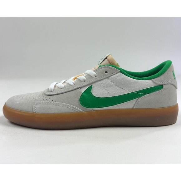 Nike SB Heritage Vulc Mens White Lucky Green Shoes Skateboarding Loq CD5010-101 - Picture 6 of 10